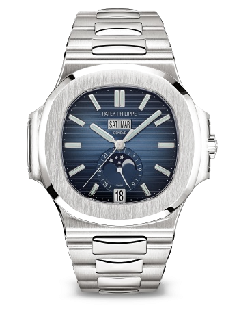 Patek Philippe 5726/1A, Годовой календарь, индикатор фаз луны
